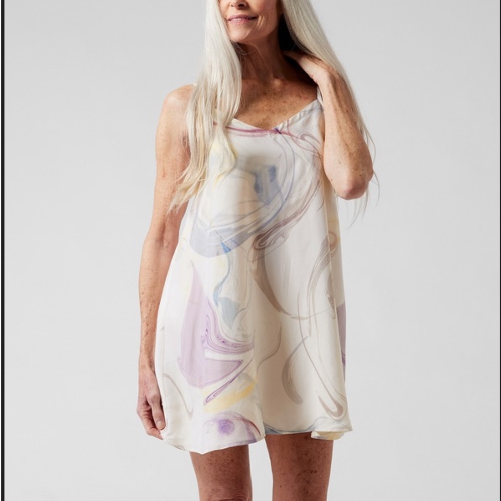 Athleta Calm Cool Slip Dress